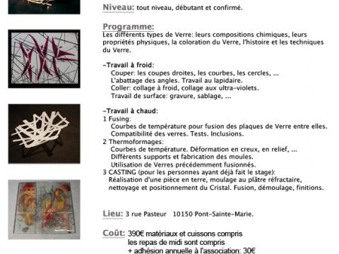 Stage Verre 2026
